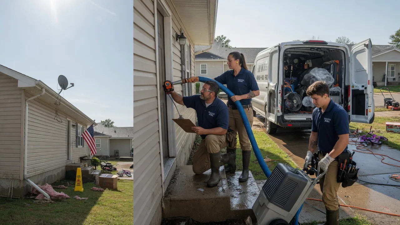 Ceiling Water Damage Restoration in Parkersburg, IL near me